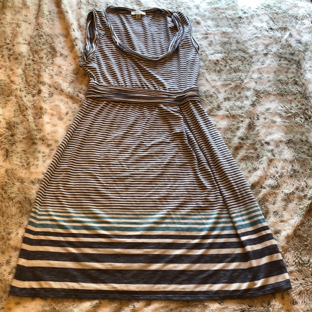 Blue Striped Sundress